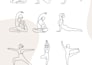 make unique lineart icon set for logo business brand and web